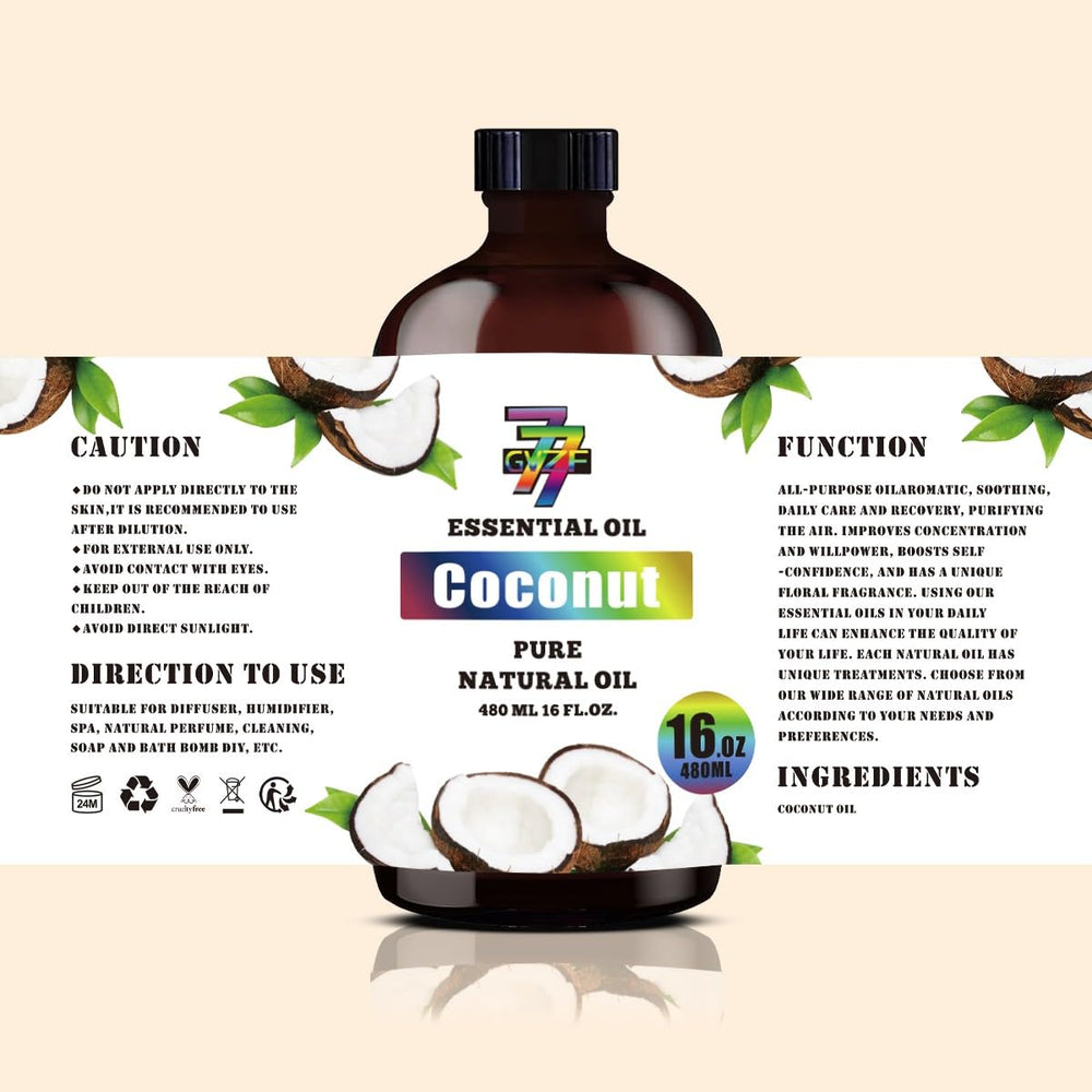 GV77ZF Coconut Essential Oil gift box ready for gifting