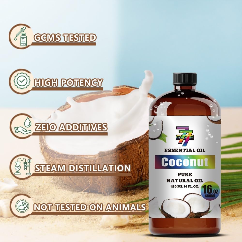 GV77ZF Coconut Essential Oil in humidifier setup