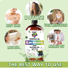 GV77ZF Gardenia essential oil gift box presentation as a thoughtful gift