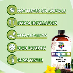 GV77ZF Magnolia Essential Oil with dropper for precise dosing.
