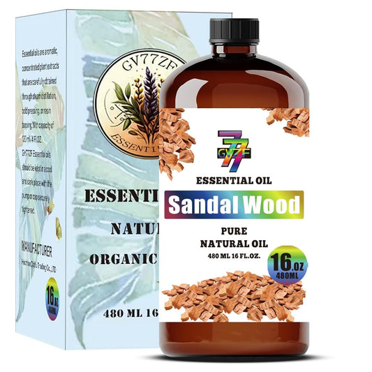 GV77ZF sandalwood essential oil bottle for diffusers and DIY aromatherapy