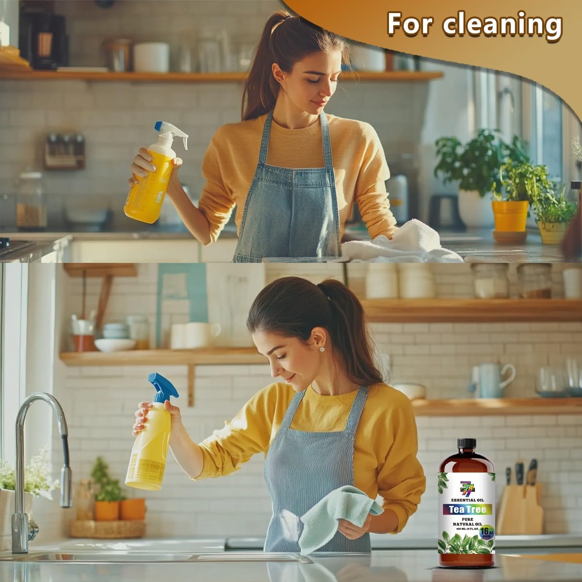 GV77ZF Tea Tree oil in humidifier for a clean scent.
