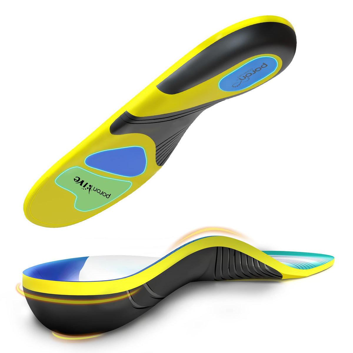 Gviipk insoles forefoot cushion for extra shock absorption during long standing