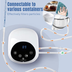 GVPIPYS external water container connection for flexible solution prep.