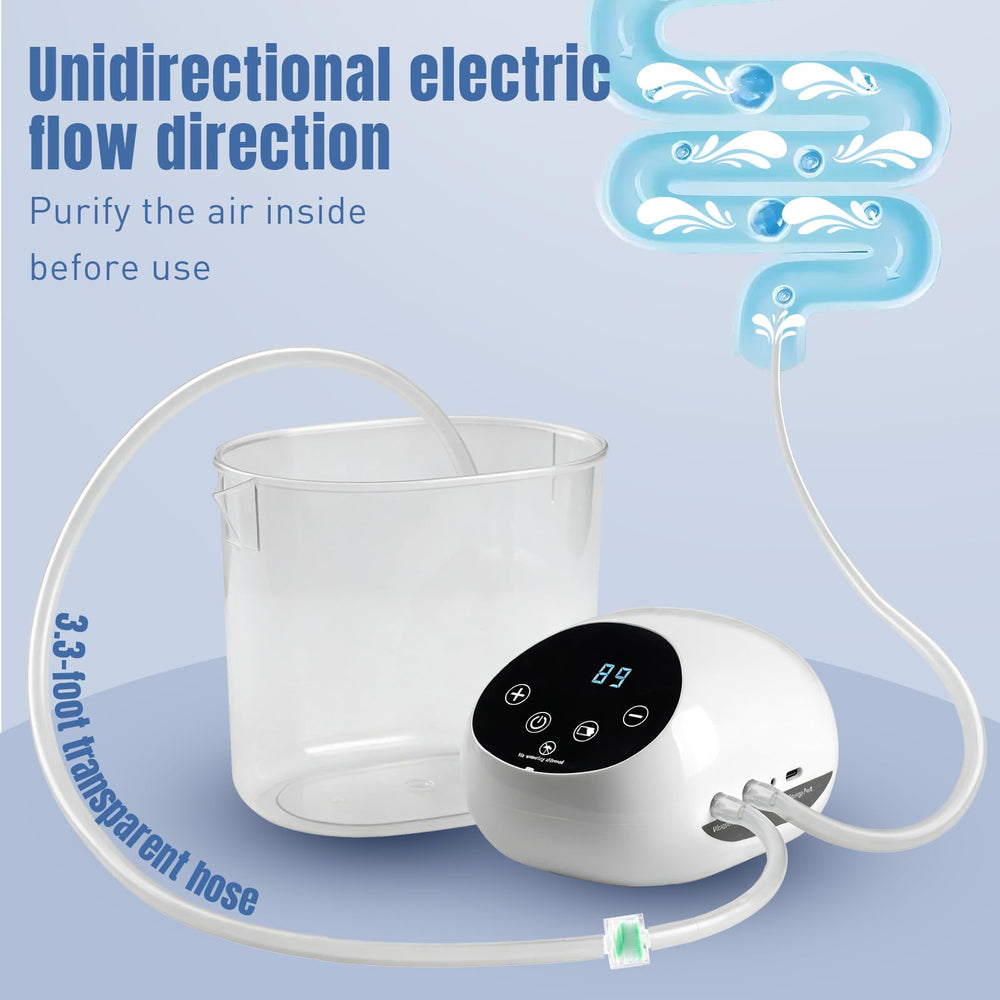 GVPIPYS rechargeable battery powering portable operation away from outlets.