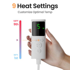GYENNO heating pad for cramps delivers rapid, comforting warmth