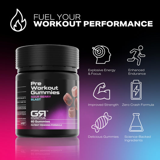 GymRat Fuel bottle highlighting USA-made quality and GMP certification