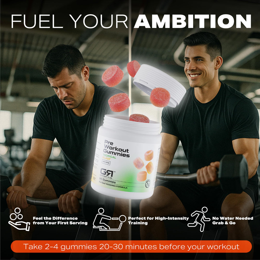 Gymrat Fuel label detail emphasizes Vitamin B12 and VasoDrive-AP in formula.
