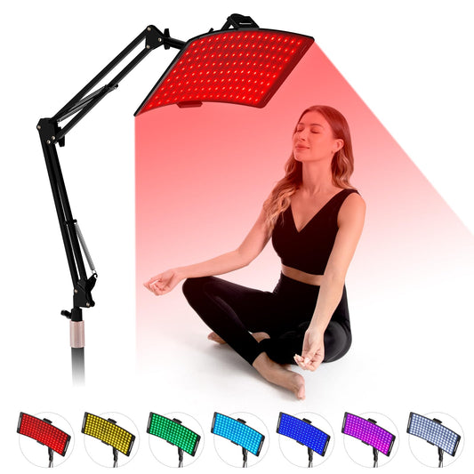 GYP 7in1 portable light therapy panel front view for at-home facial and body care.