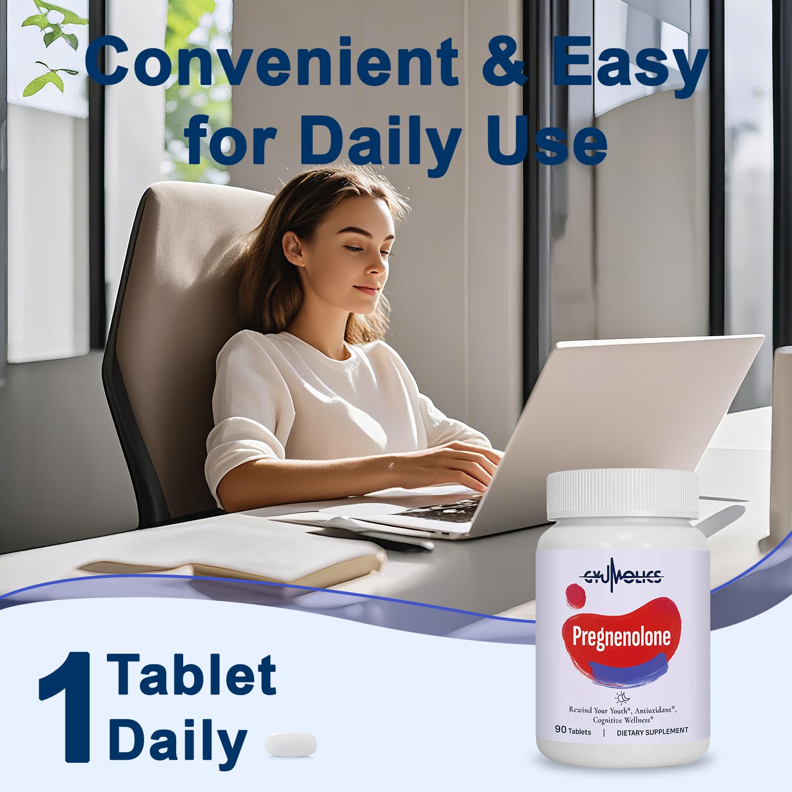Gyumolics Pregnenolone unisex formula suitable for all adults