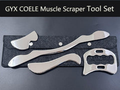Shoulder treatment using GYX COELE stainless steel scraper