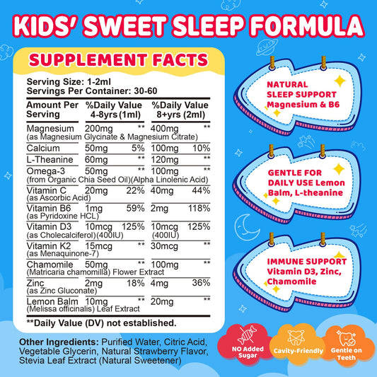 GZ HaoYuan Kids magnesium drops strawberry flavor closeup for kid-friendly taste