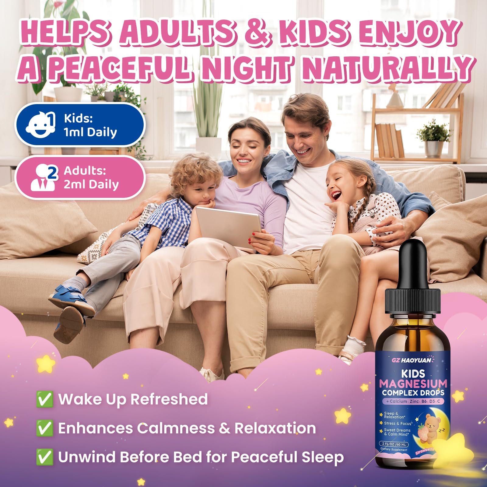 GZ HaoYuan Drops support bedtime routines for peaceful sleep.