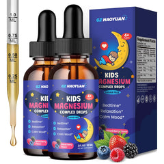 GZ HAOYUAN Kids Magnesium Drops bottle ready for nightly use, gentle support