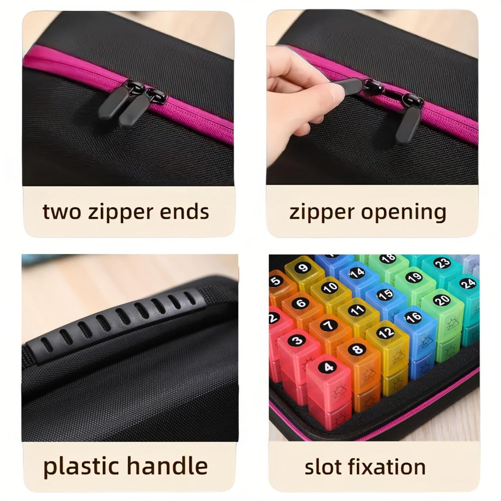 GZWENHAN bonus pill cutter and stickers enable precise dosage and customization.