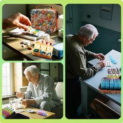 GZWENHAN AM/PM organization helps you visualize daily routines