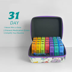 GZWENHAN rainbow compartments help quickly identify slots