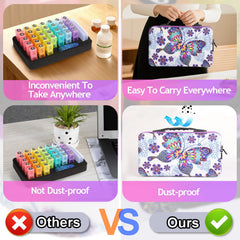 GZWENHAN built-in pill cutter adds convenient dosing on the go.