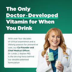H-PROOF Anytime You Drink Vitamin vegan gluten-free badge on packaging