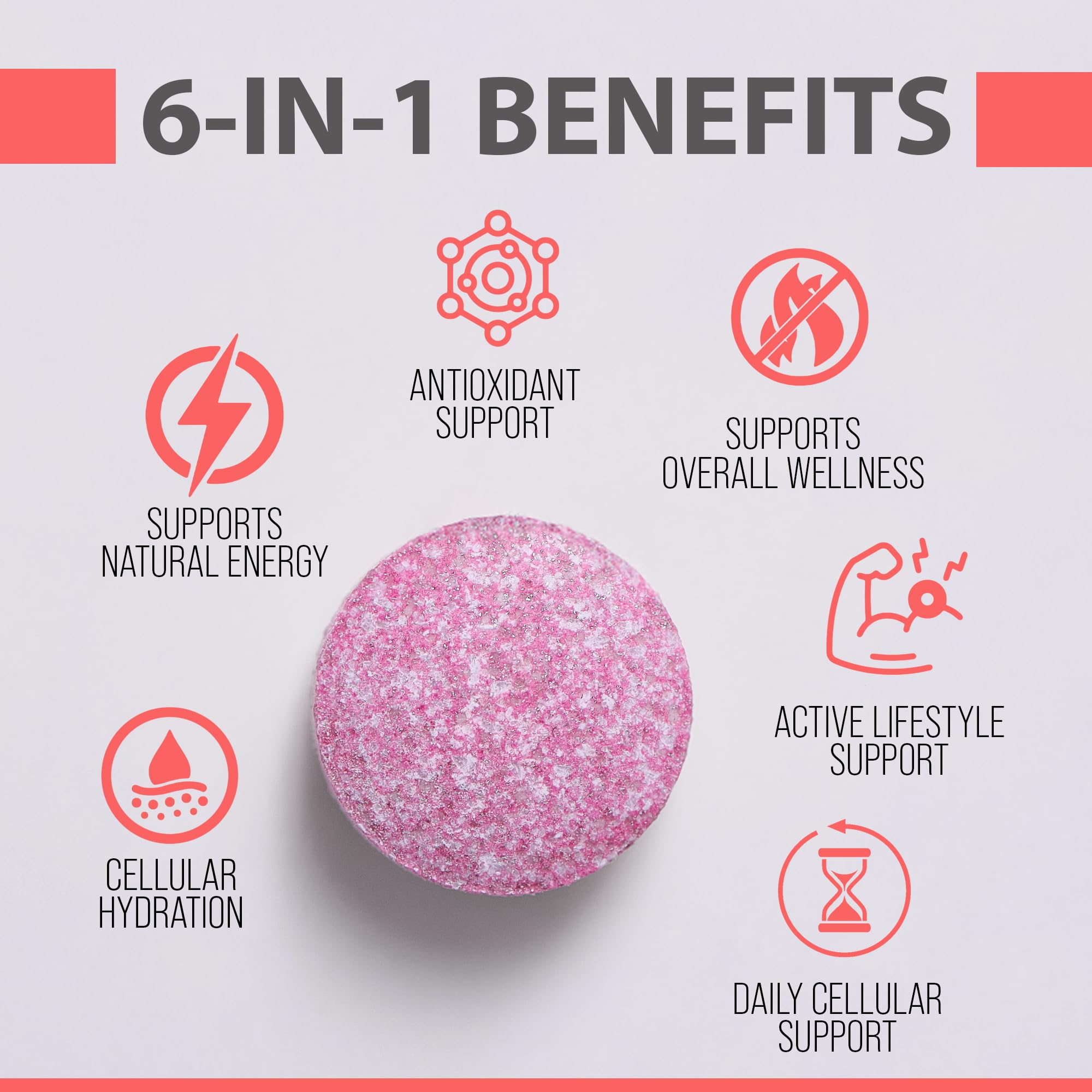 H2UP flavor-free hydrogen tablets offering low-calorie hydration