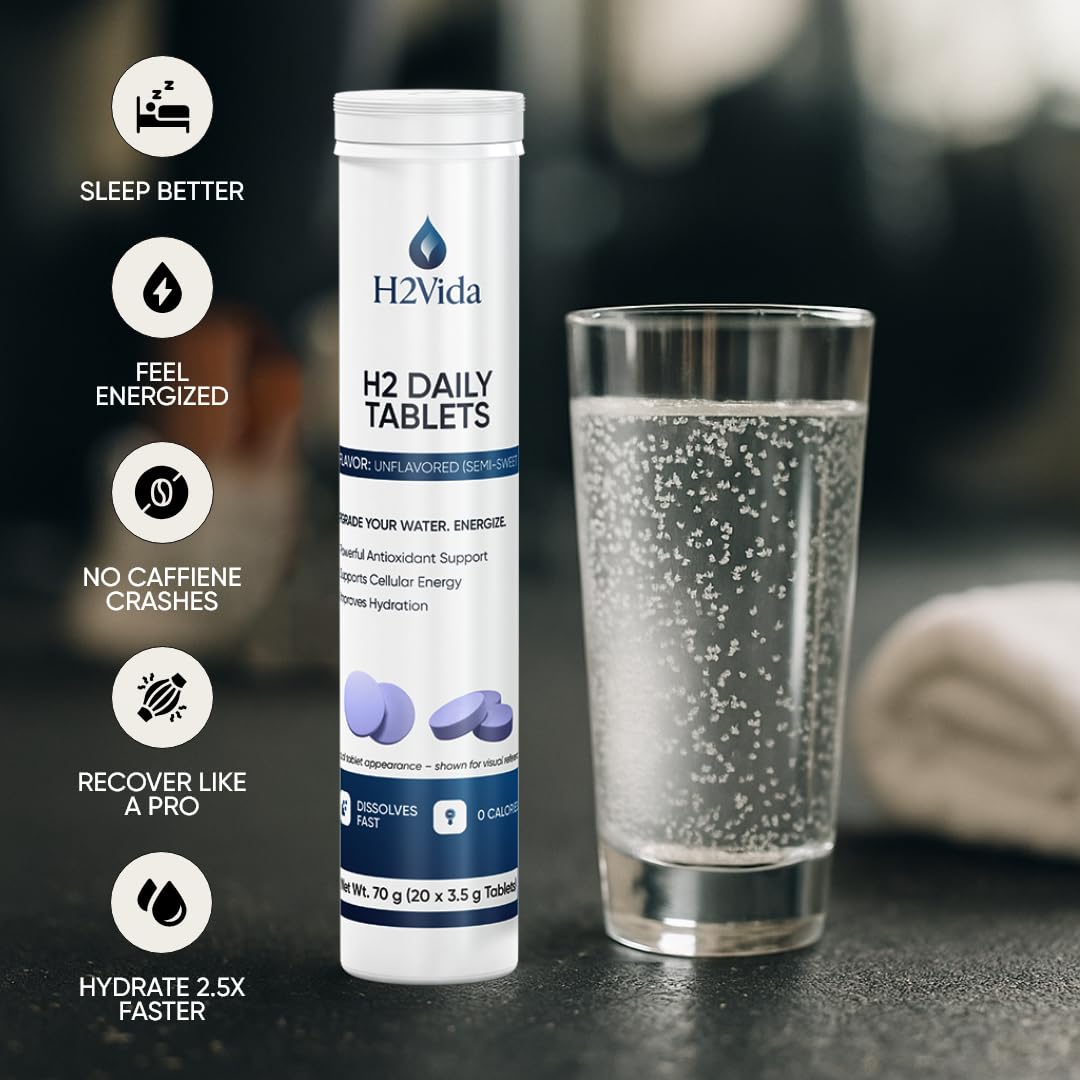 H2Vida on-the-go use for steady energy and hydration during workouts.