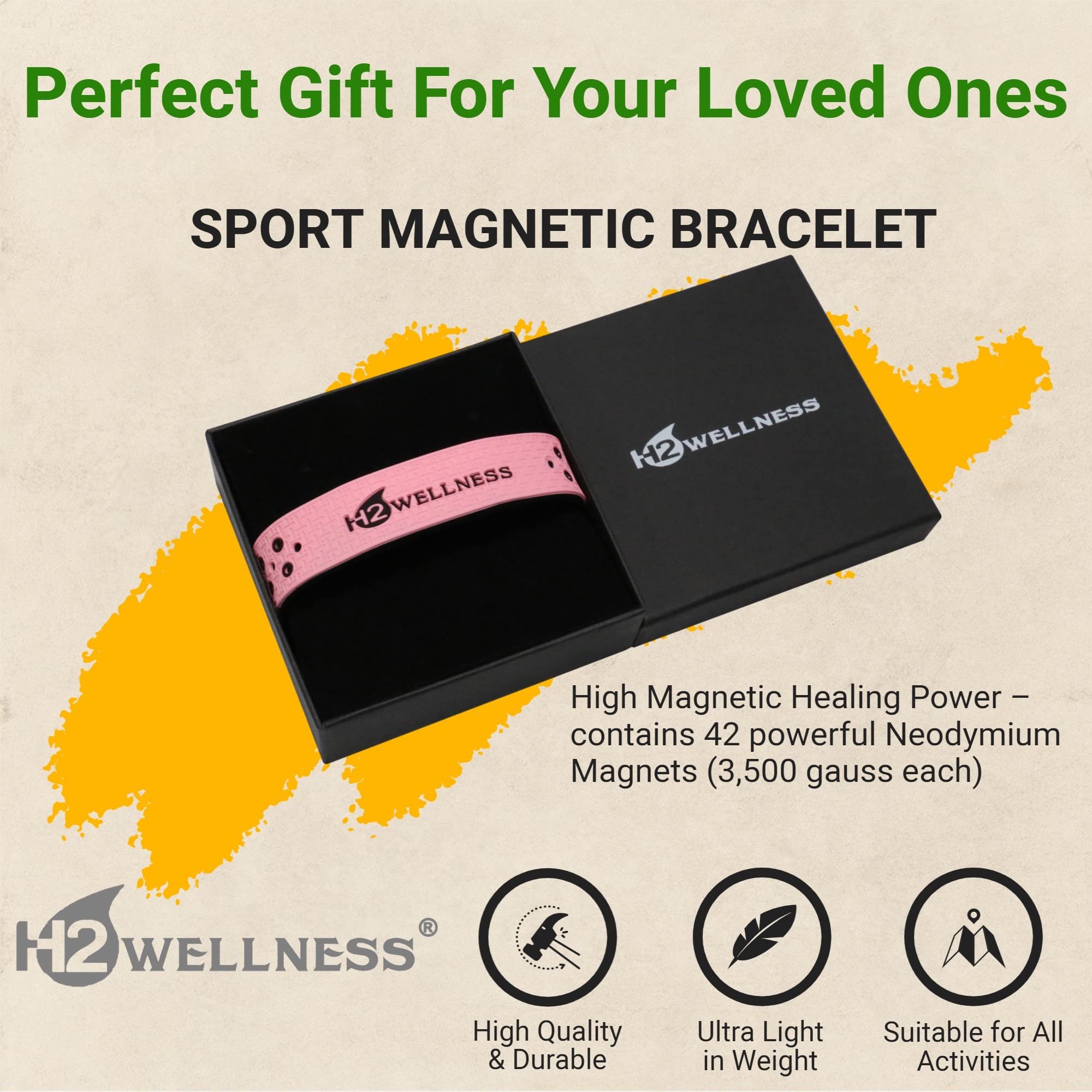 H2WELLNESS gift-ready box with description card, ideal as a thoughtful present