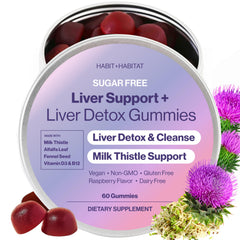 Habit + Habitat Liver Support Plus bottle front shows a convenient daily health boost.