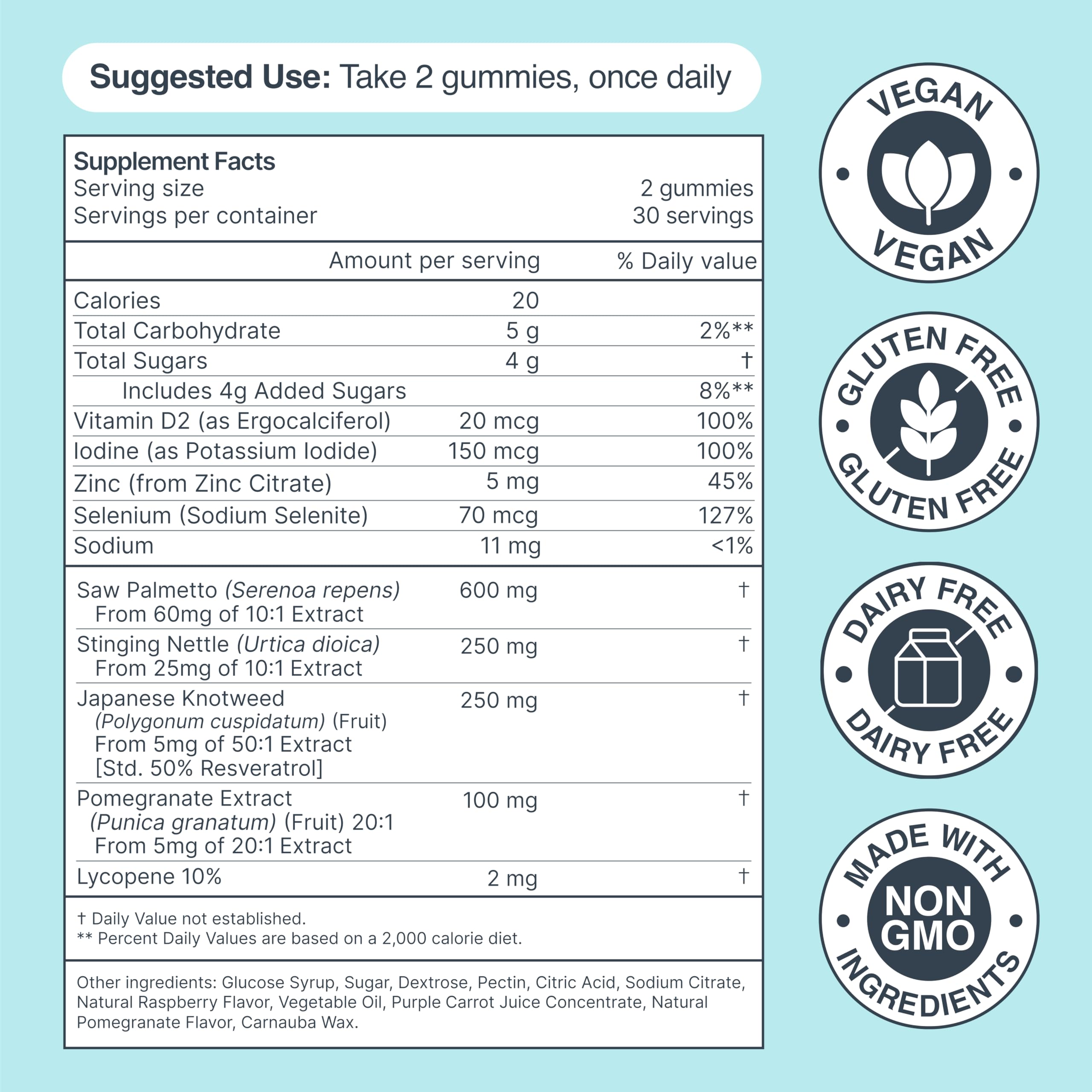 Habit + Habitat Prostate Shield Gummies are cruelty-free and vegan.