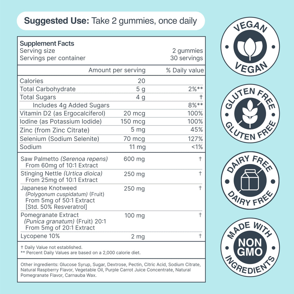 Habit + Habitat Prostate Shield Gummies are cruelty-free and vegan.