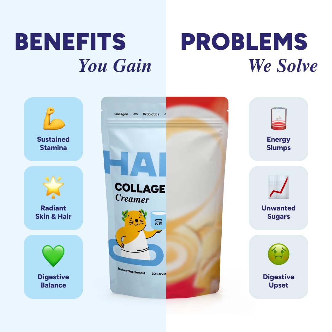 Habit One creatine boost scoop signals energy and focus.