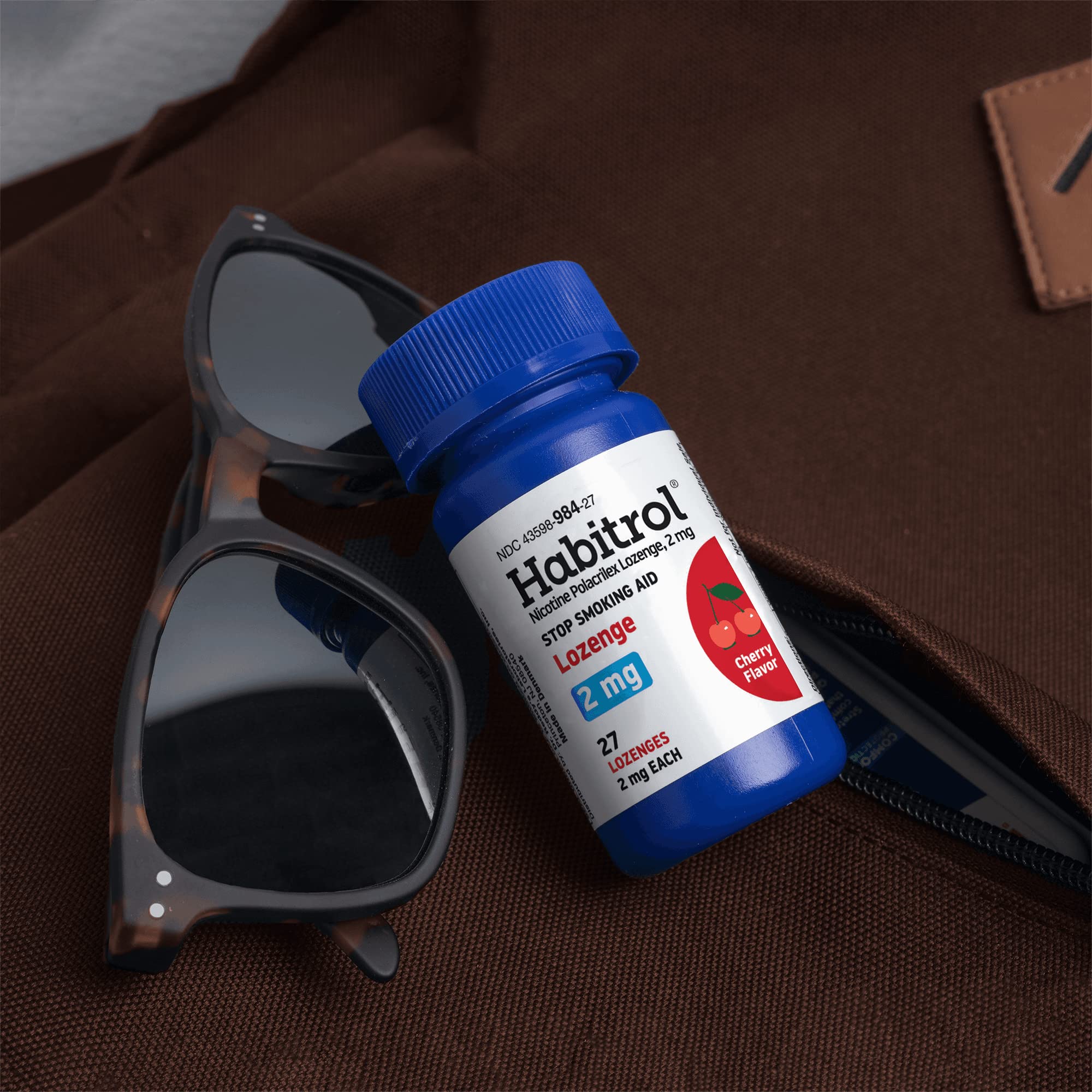 On-the-go Habitrol lozenge packaging for discreet use anywhere