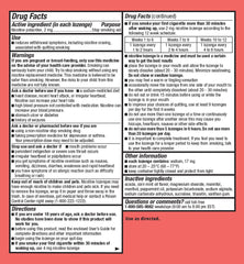 Habitrol 2 mg lozenge close-up ideal for on the go craving relief