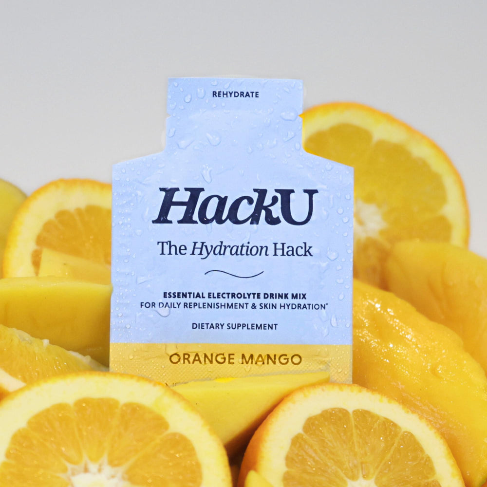 HackU Hydration Packets designed for daily use in your routine