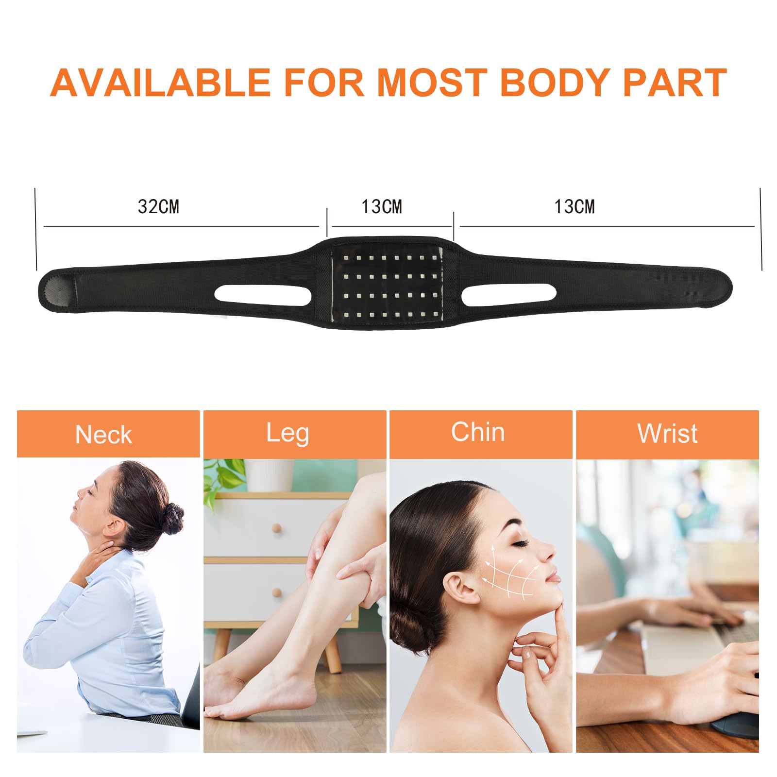 Haeglauv belt adjustable strap provides comfortable fit on neck or wrist