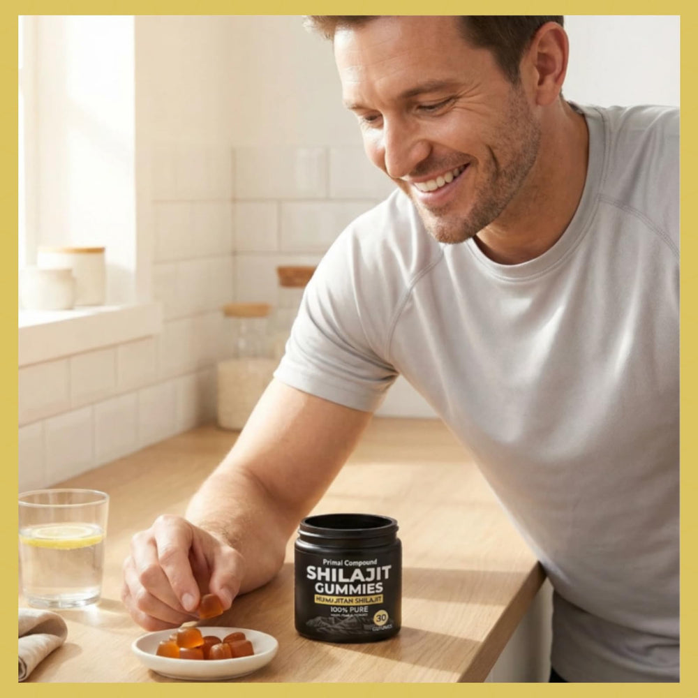 HairHalo Vitacore Shilajit Gummies daily-use pack for on-the-go routines.