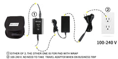 HAIYUE auto shut-off timer detail for safe session length.