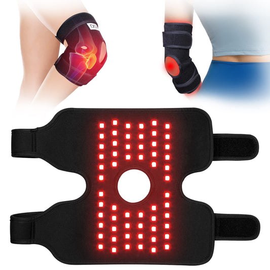 HAIYUE flat red-light pad placed on knee and elbow for targeted comfort