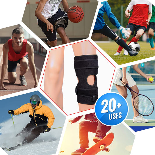 HAIYUE wearable knee-elbow therapy pad with adjustable strap for hands-free use