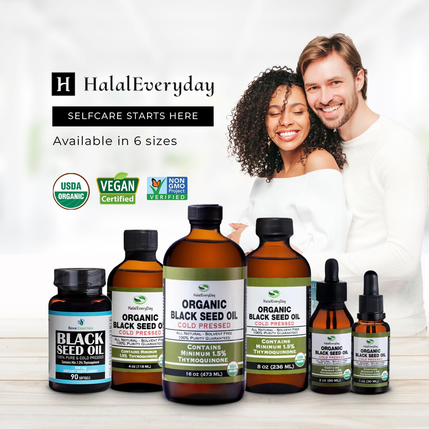 HalalEveryDay Vegan non-GMO oil ingredients list for clean sourcing