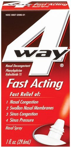 HALEON 4 Way Nasal Decongestant Spray bottle for fast nasal and sinus relief