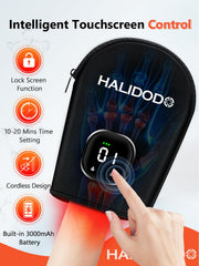 HALIDODO cordless red light glove control panel for easy, intuitive operation