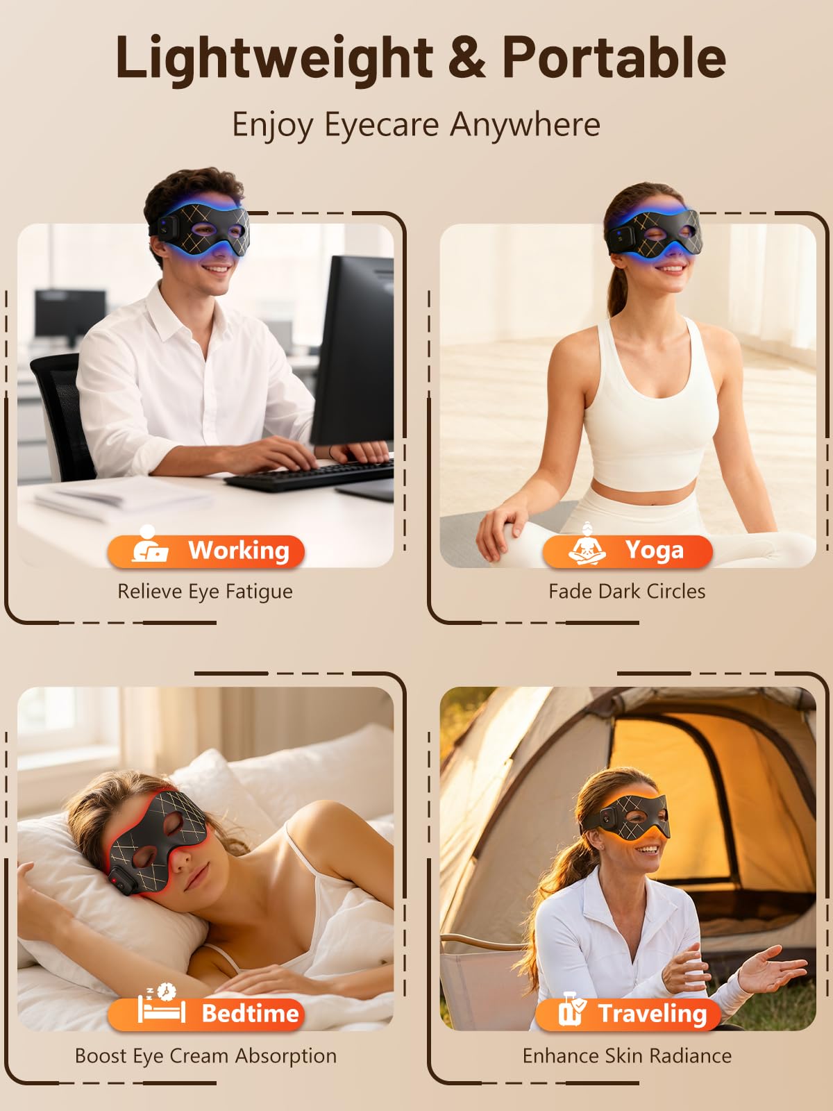 HALIDODO eye mask designed for convenient at-home use