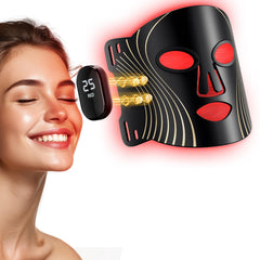 HALIDODO red light face mask front view for at-home skin therapy