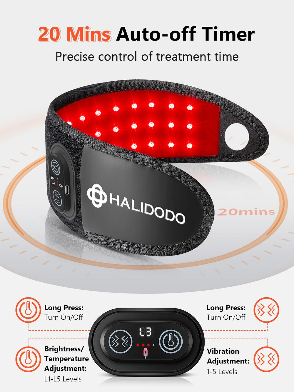 HALIDODO thumb-hole design highlights ergonomic wrist fit.