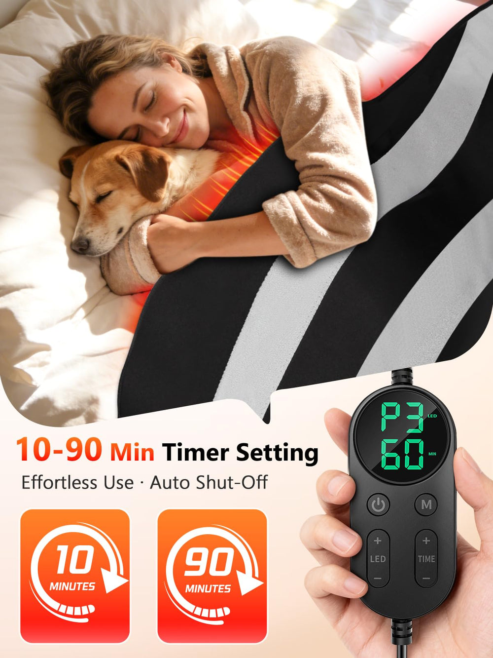 HALIDODO timer function enables precise 10 to 90 minute sessions.