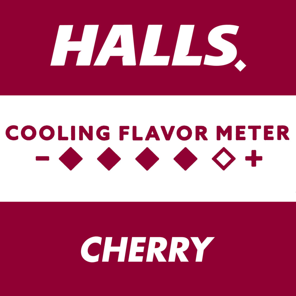 HALLS cooling effect with menthol for refreshing sensation