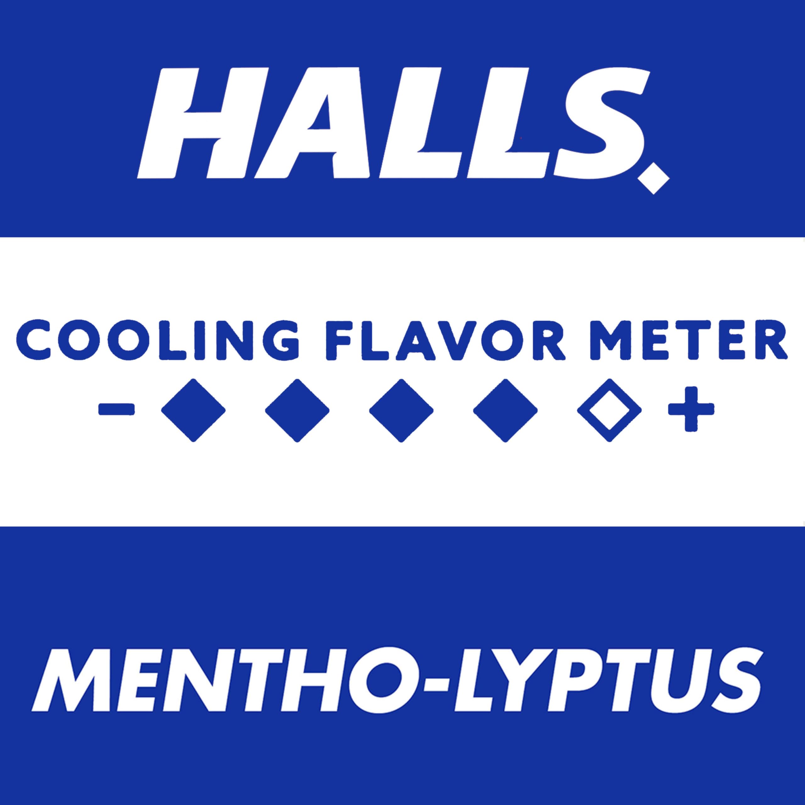 HALLS Mentho-Lyptus drops; no synthetic dyes in formula.