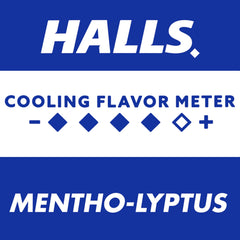 HALLS Mentho-Lyptus drops; no synthetic dyes in formula.