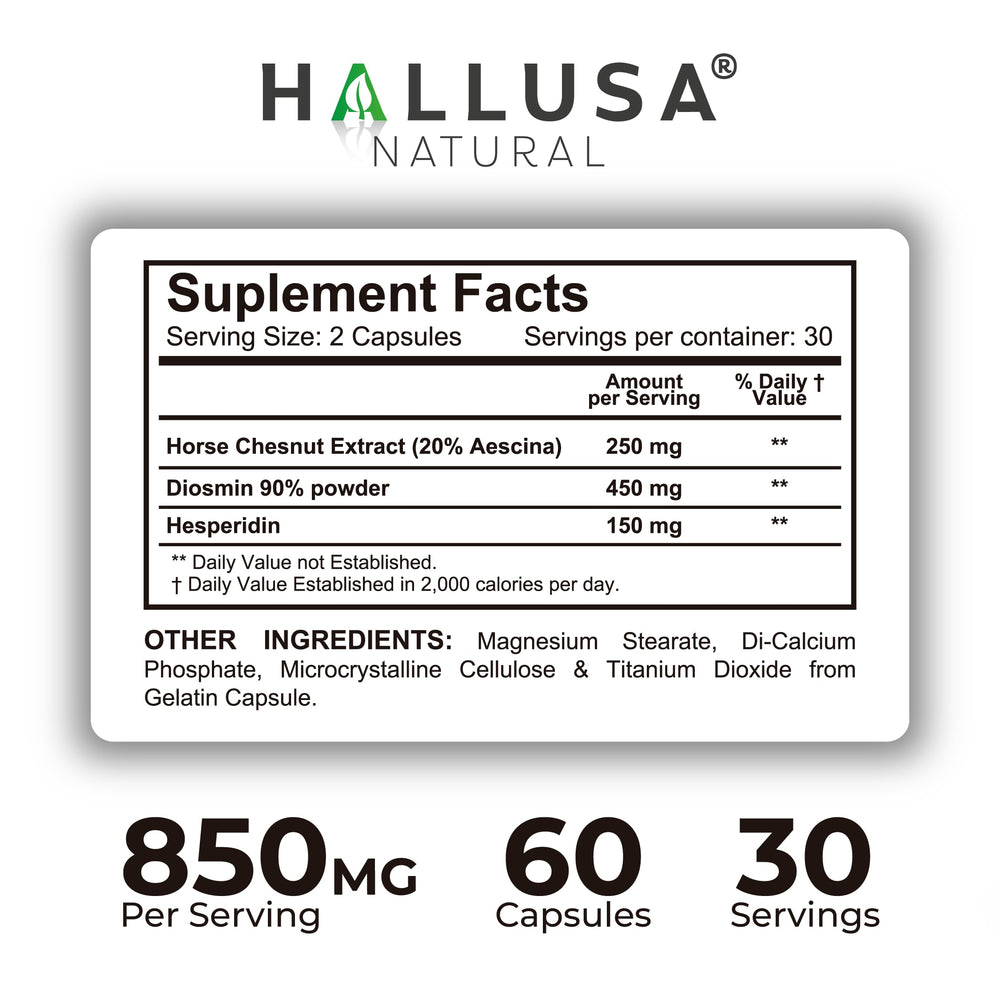 Hallusa Natural Hallosmine Xtra free cream tube showing aloe vera and menthol cooling