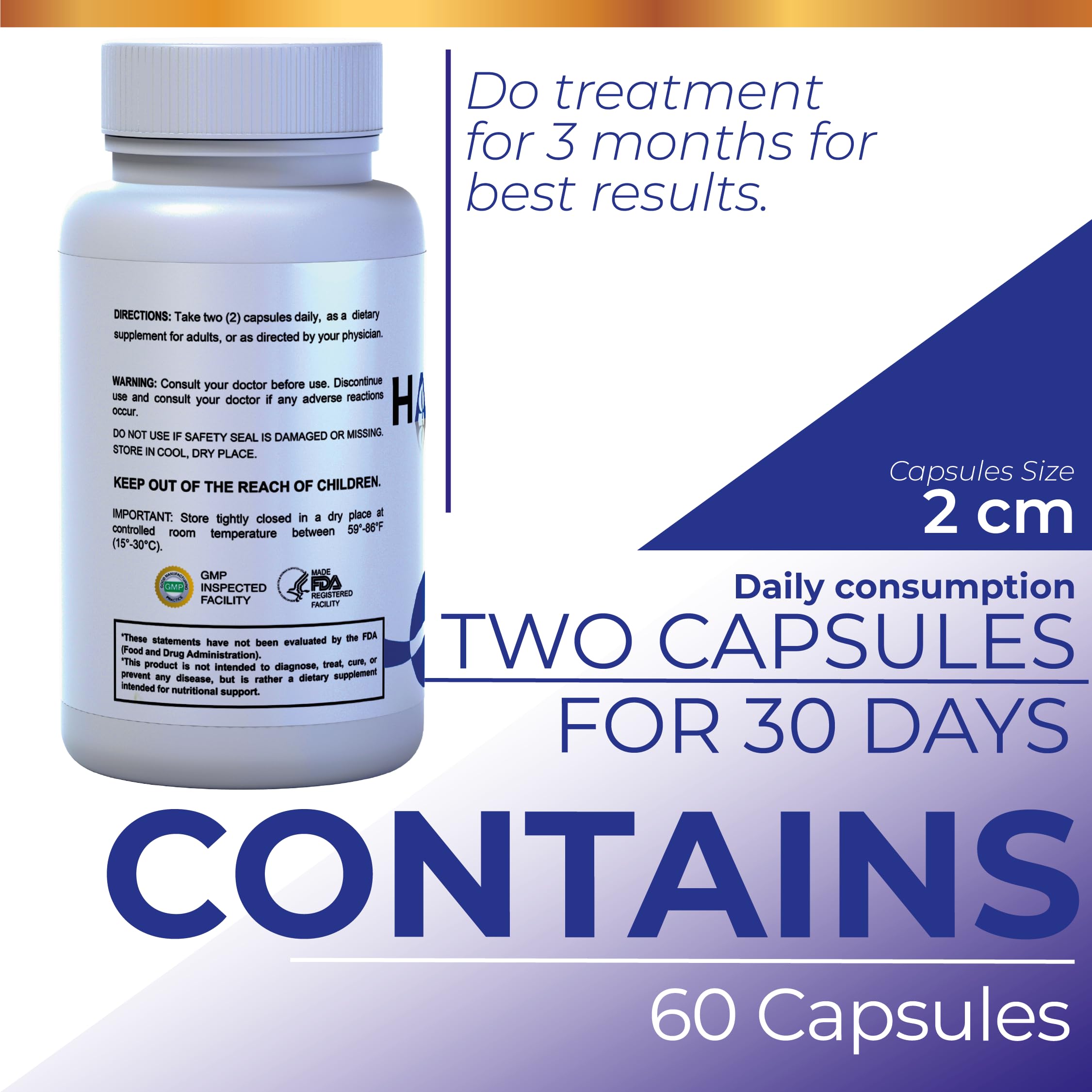 Hallusa Natural saw palmetto-prostate capsules for easy identification
